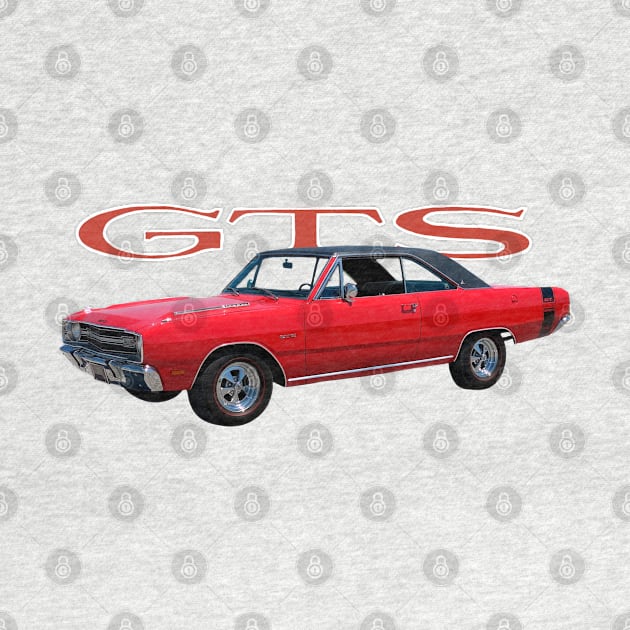 1969 Dart GTS on back by Permages LLC